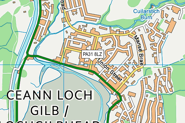 PA31 8LZ map - OS VectorMap District (Ordnance Survey) PA31 8LZ map - OS VectorMap District (Ordnance Survey)