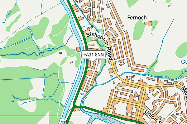 PA31 8NN map - OS VectorMap District (Ordnance Survey) PA31 8NN map - OS VectorMap District (Ordnance Survey)