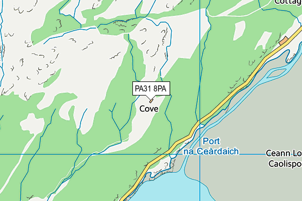 PA31 8PA map - OS VectorMap District (Ordnance Survey) PA31 8PA map - OS VectorMap District (Ordnance Survey)