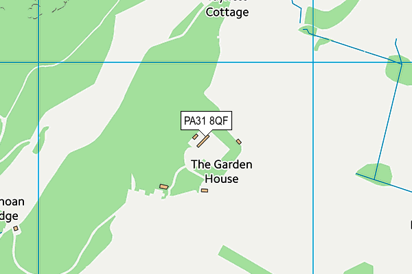 PA31 8QF map - OS VectorMap District (Ordnance Survey) PA31 8QF map - OS VectorMap District (Ordnance Survey)