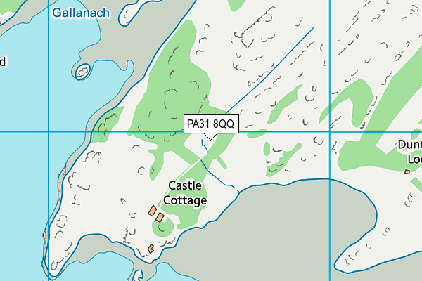 PA31 8QQ map - OS VectorMap District (Ordnance Survey) PA31 8QQ map - OS VectorMap District (Ordnance Survey)
