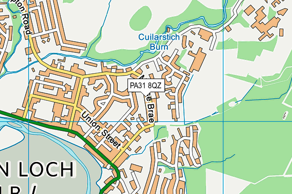 PA31 8QZ map - OS VectorMap District (Ordnance Survey) PA31 8QZ map - OS VectorMap District (Ordnance Survey)