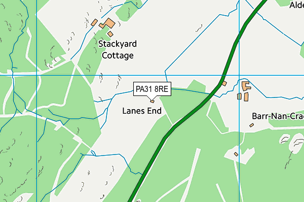 PA31 8RE map - OS VectorMap District (Ordnance Survey) PA31 8RE map - OS VectorMap District (Ordnance Survey)