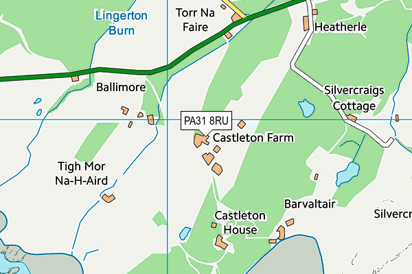 PA31 8RU map - OS VectorMap District (Ordnance Survey) PA31 8RU map - OS VectorMap District (Ordnance Survey)