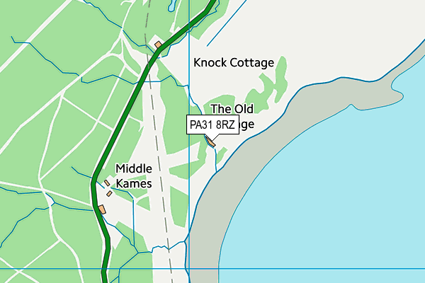PA31 8RZ map - OS VectorMap District (Ordnance Survey) PA31 8RZ map - OS VectorMap District (Ordnance Survey)