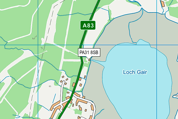 PA31 8SB map - OS VectorMap District (Ordnance Survey) PA31 8SB map - OS VectorMap District (Ordnance Survey)