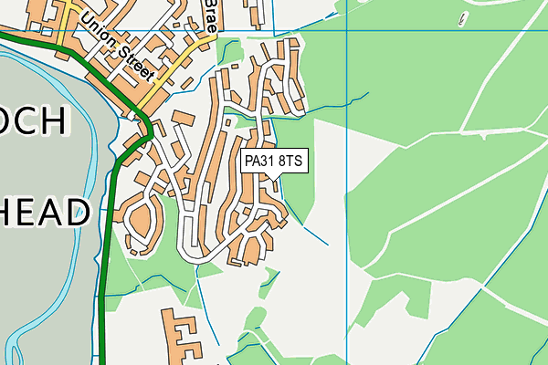 PA31 8TS map - OS VectorMap District (Ordnance Survey) PA31 8TS map - OS VectorMap District (Ordnance Survey)