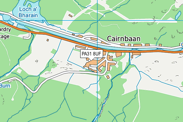 PA31 8UF map - OS VectorMap District (Ordnance Survey) PA31 8UF map - OS VectorMap District (Ordnance Survey)