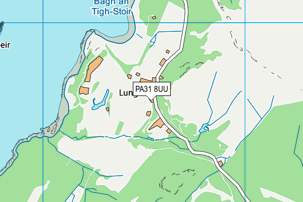 PA31 8UU map - OS VectorMap District (Ordnance Survey) PA31 8UU map - OS VectorMap District (Ordnance Survey)