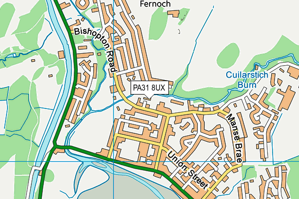 PA31 8UX map - OS VectorMap District (Ordnance Survey) PA31 8UX map - OS VectorMap District (Ordnance Survey)