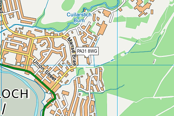 PA31 8WG map - OS VectorMap District (Ordnance Survey) PA31 8WG map - OS VectorMap District (Ordnance Survey)