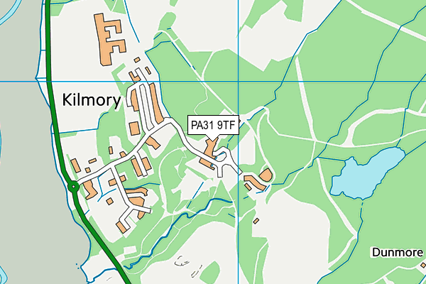 PA31 9TF map - OS VectorMap District (Ordnance Survey) PA31 9TF map - OS VectorMap District (Ordnance Survey)