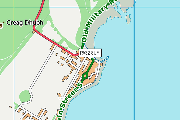 PA32 8UY map - OS VectorMap District (Ordnance Survey) PA32 8UY map - OS VectorMap District (Ordnance Survey)