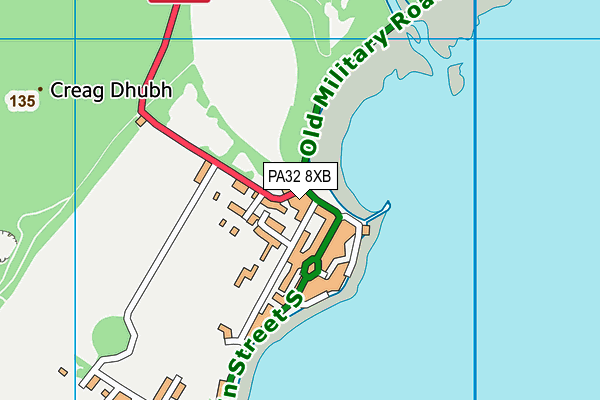 PA32 8XB map - OS VectorMap District (Ordnance Survey) PA32 8XB map - OS VectorMap District (Ordnance Survey)