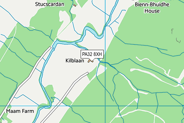PA32 8XH map - OS VectorMap District (Ordnance Survey) PA32 8XH map - OS VectorMap District (Ordnance Survey)