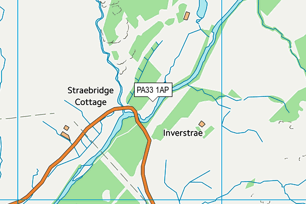 PA33 1AP map - OS VectorMap District (Ordnance Survey) PA33 1AP map - OS VectorMap District (Ordnance Survey)