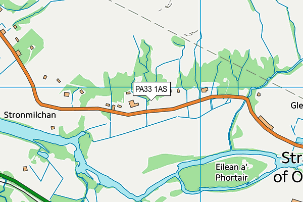 PA33 1AS map - OS VectorMap District (Ordnance Survey) PA33 1AS map - OS VectorMap District (Ordnance Survey)