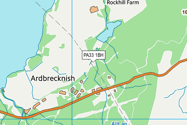 PA33 1BH map - OS VectorMap District (Ordnance Survey) PA33 1BH map - OS VectorMap District (Ordnance Survey)