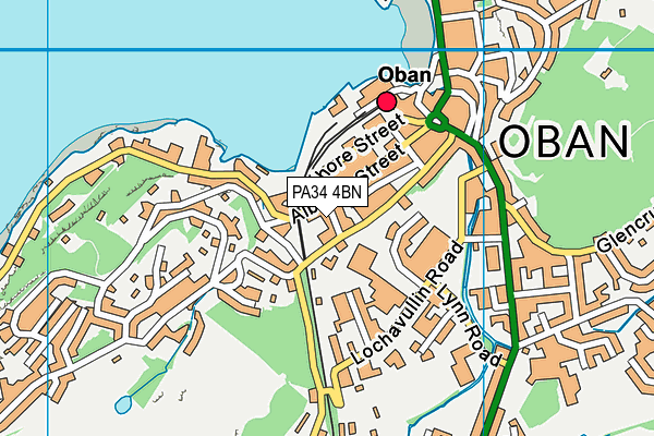 PA34 4BN map - OS VectorMap District (Ordnance Survey) PA34 4BN map - OS VectorMap District (Ordnance Survey)