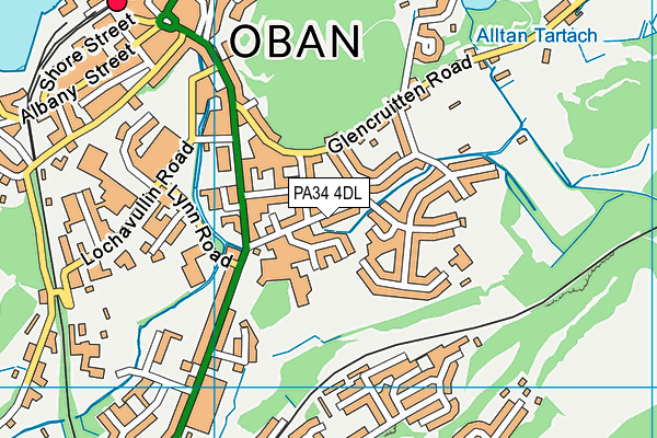PA34 4DL map - OS VectorMap District (Ordnance Survey) PA34 4DL map - OS VectorMap District (Ordnance Survey)