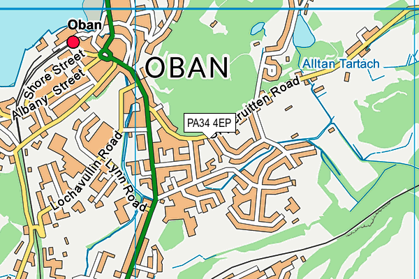 PA34 4EP map - OS VectorMap District (Ordnance Survey) PA34 4EP map - OS VectorMap District (Ordnance Survey)