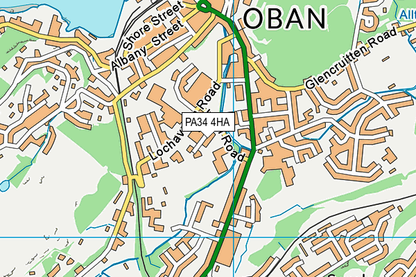PA34 4HA map - OS VectorMap District (Ordnance Survey) PA34 4HA map - OS VectorMap District (Ordnance Survey)