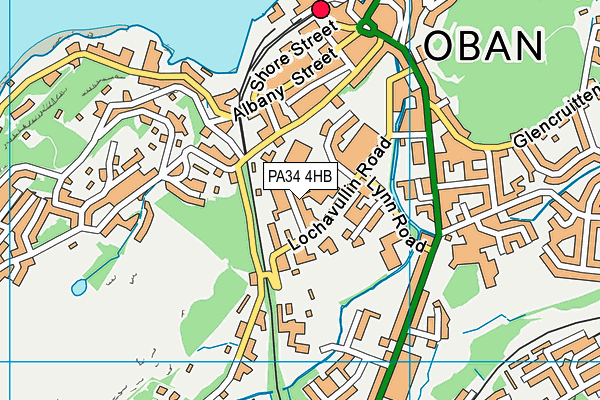 PA34 4HB map - OS VectorMap District (Ordnance Survey) PA34 4HB map - OS VectorMap District (Ordnance Survey)