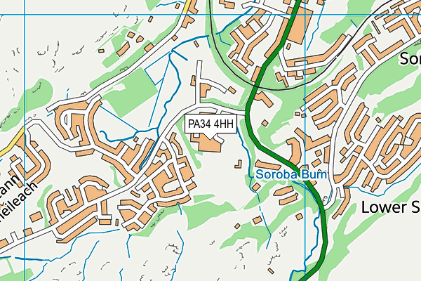 PA34 4HH map - OS VectorMap District (Ordnance Survey) PA34 4HH map - OS VectorMap District (Ordnance Survey)