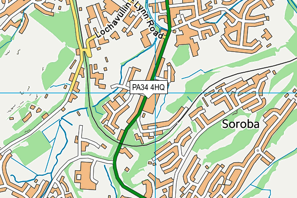 PA34 4HQ map - OS VectorMap District (Ordnance Survey) PA34 4HQ map - OS VectorMap District (Ordnance Survey)