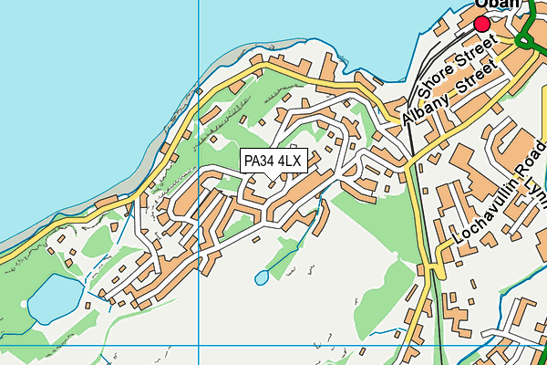 PA34 4LX map - OS VectorMap District (Ordnance Survey) PA34 4LX map - OS VectorMap District (Ordnance Survey)