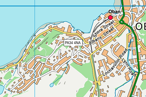 PA34 4NA map - OS VectorMap District (Ordnance Survey) PA34 4NA map - OS VectorMap District (Ordnance Survey)