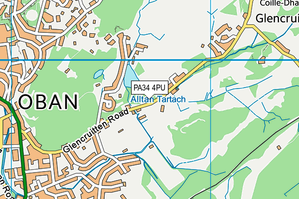 PA34 4PU map - OS VectorMap District (Ordnance Survey) PA34 4PU map - OS VectorMap District (Ordnance Survey)