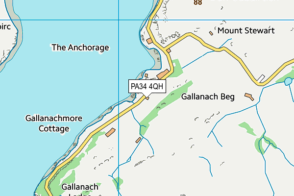 PA34 4QH map - OS VectorMap District (Ordnance Survey) PA34 4QH map - OS VectorMap District (Ordnance Survey)