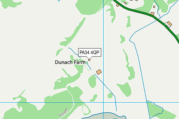 PA34 4QP map - OS VectorMap District (Ordnance Survey) PA34 4QP map - OS VectorMap District (Ordnance Survey)