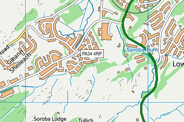 PA34 4RP map - OS VectorMap District (Ordnance Survey) PA34 4RP map - OS VectorMap District (Ordnance Survey)