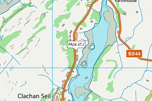 PA34 4TJ map - OS VectorMap District (Ordnance Survey) PA34 4TJ map - OS VectorMap District (Ordnance Survey)