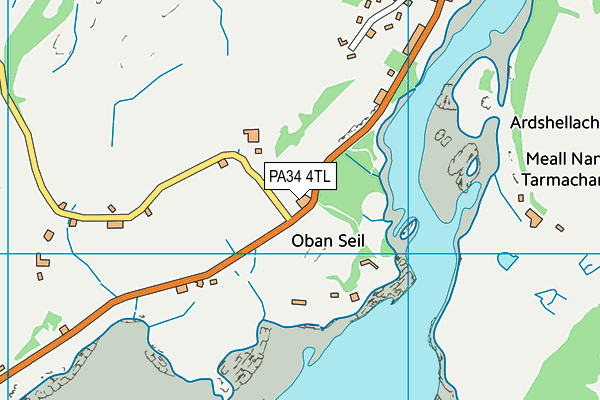 PA34 4TL map - OS VectorMap District (Ordnance Survey) PA34 4TL map - OS VectorMap District (Ordnance Survey)