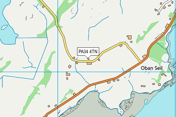 PA34 4TN map - OS VectorMap District (Ordnance Survey) PA34 4TN map - OS VectorMap District (Ordnance Survey)