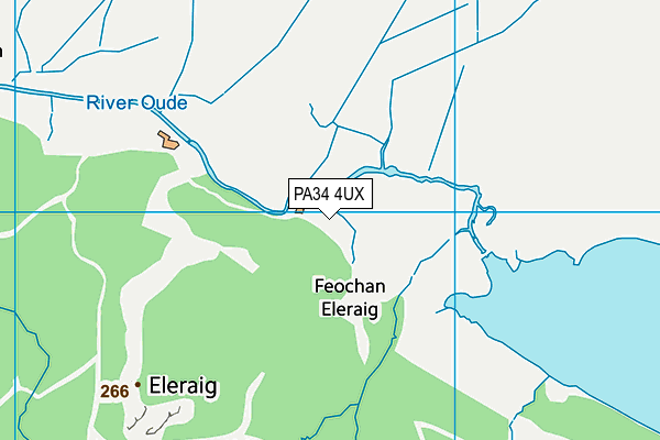 PA34 4UX map - OS VectorMap District (Ordnance Survey) PA34 4UX map - OS VectorMap District (Ordnance Survey)