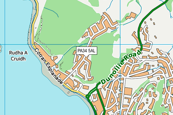 PA34 5AL map - OS VectorMap District (Ordnance Survey) PA34 5AL map - OS VectorMap District (Ordnance Survey)