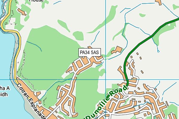 PA34 5AS map - OS VectorMap District (Ordnance Survey) PA34 5AS map - OS VectorMap District (Ordnance Survey)