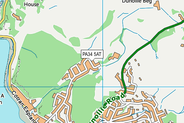 PA34 5AT map - OS VectorMap District (Ordnance Survey) PA34 5AT map - OS VectorMap District (Ordnance Survey)