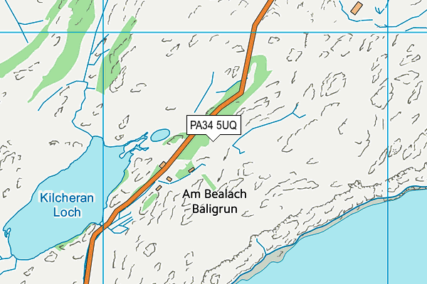 PA34 5UQ map - OS VectorMap District (Ordnance Survey) PA34 5UQ map - OS VectorMap District (Ordnance Survey)