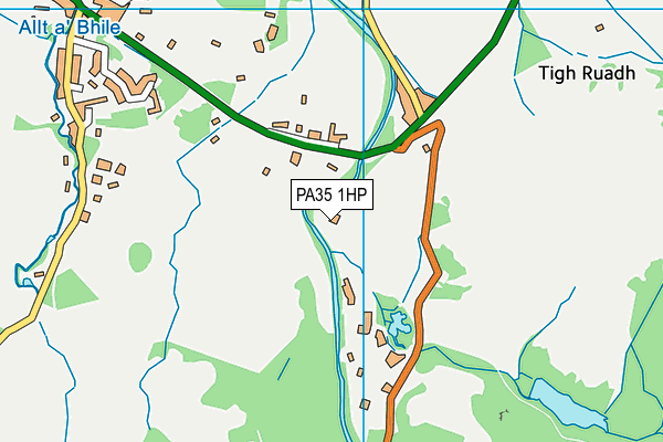 PA35 1HP map - OS VectorMap District (Ordnance Survey) PA35 1HP map - OS VectorMap District (Ordnance Survey)