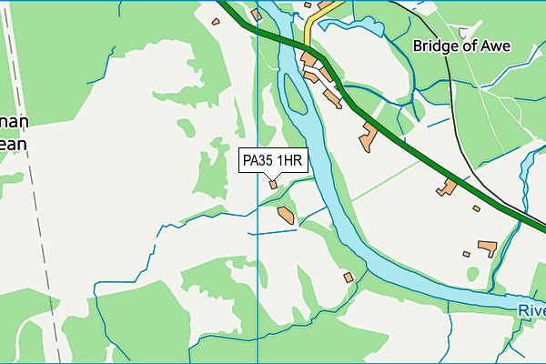 PA35 1HR map - OS VectorMap District (Ordnance Survey) PA35 1HR map - OS VectorMap District (Ordnance Survey)