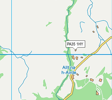 PA35 1HY map - OS VectorMap District (Ordnance Survey) PA35 1HY map - OS VectorMap District (Ordnance Survey)