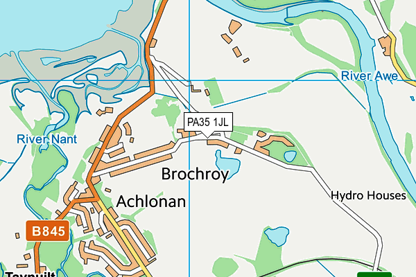 PA35 1JL map - OS VectorMap District (Ordnance Survey) PA35 1JL map - OS VectorMap District (Ordnance Survey)