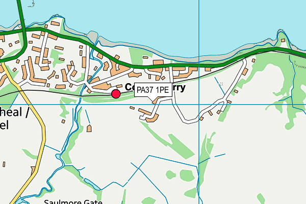 PA37 1PE map - OS VectorMap District (Ordnance Survey) PA37 1PE map - OS VectorMap District (Ordnance Survey)