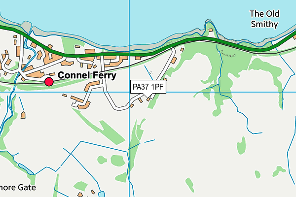 PA37 1PF map - OS VectorMap District (Ordnance Survey)