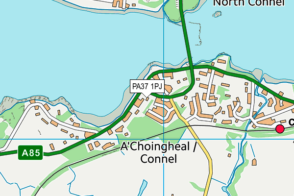 PA37 1PJ map - OS VectorMap District (Ordnance Survey) PA37 1PJ map - OS VectorMap District (Ordnance Survey)